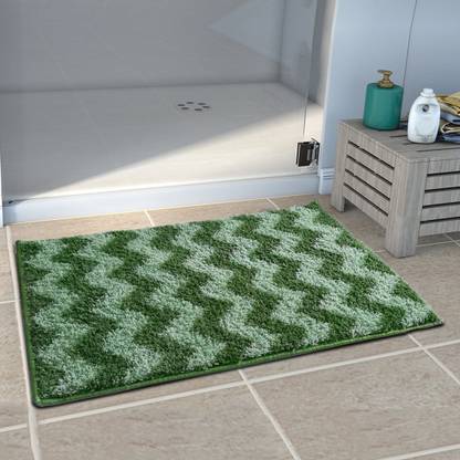 athom TRENDZ Polyester Bathroom Mat