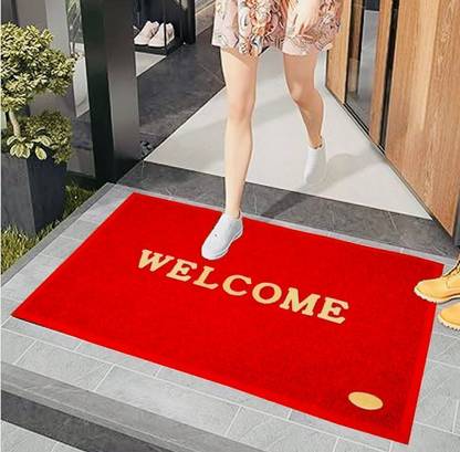 Aksh Creation PP (Polypropylene), Rubber Door Mat