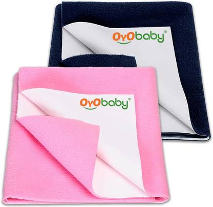Oyo Baby Baby Bed Protector Sheet, Baby Waterproof Sheet, Baby Dry Sheet Pack Of 2
