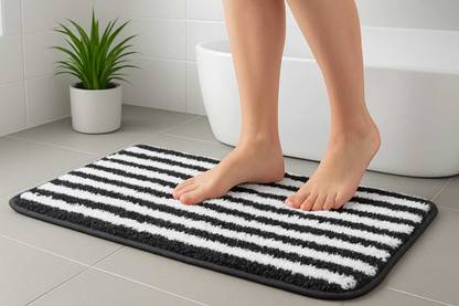 LADLI JEE Microfiber Bathroom Mat