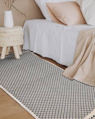 Heritage Box India Wool Floor Mat