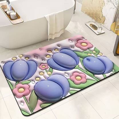 Votvy Rubber Bathroom Mat