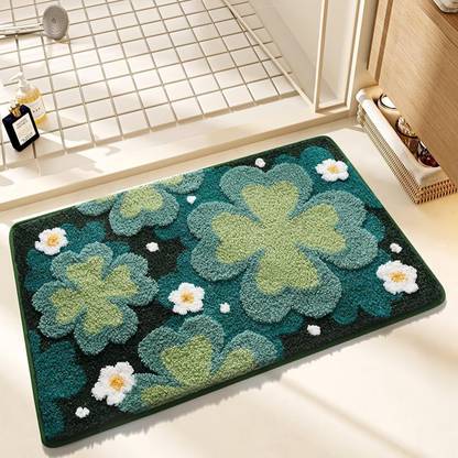 Roseate Microfiber Bathroom Mat