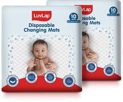 LuvLap Microfiber Baby Bed Protecting Mat
