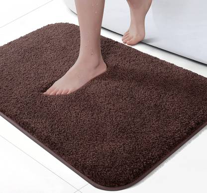 HOWNICE Microfiber, Cotton, Rubber Bathroom Mat