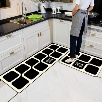 Aksharkala Rubber Kitchen Mat
