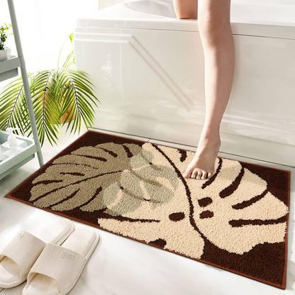 Roseate Microfiber Bathroom Mat