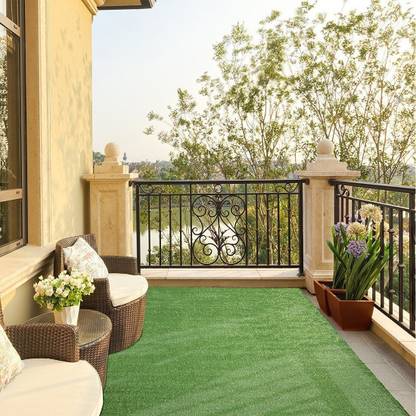 HOMELY VIBES Artificial Grass Door Mat