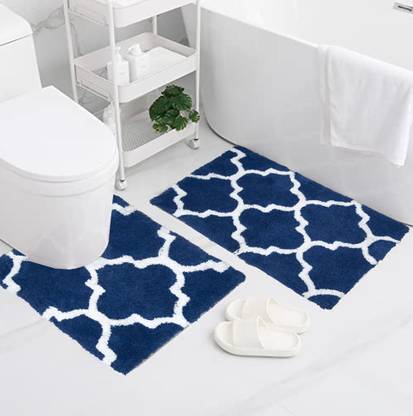AAZEEM Cotton Bathroom Mat