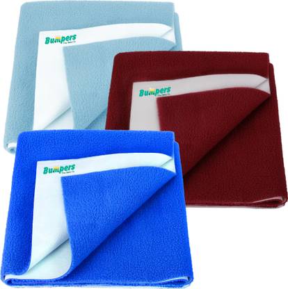 Bumpers Waterproof Baby Dry Sheet, Small Size, Pack of 3