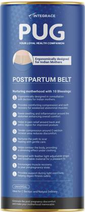 PUG Postpartum Belt, Pack of 1, Universal size, Designed for Indian Mothers
