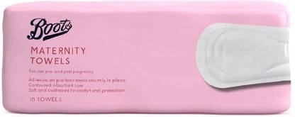 Boots Maternity Towels, For Post and Pre Pregnancy, Absorbent Core, Soft Pantyliner