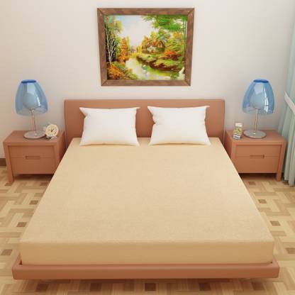 Glassiano Elastic Strap King Size Breathable, Stretchable, Waterproof Mattress Cover