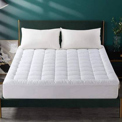 Comfowell Single Size Mattress Topper Cotton Stretchable, Waterproof Mattress Cover