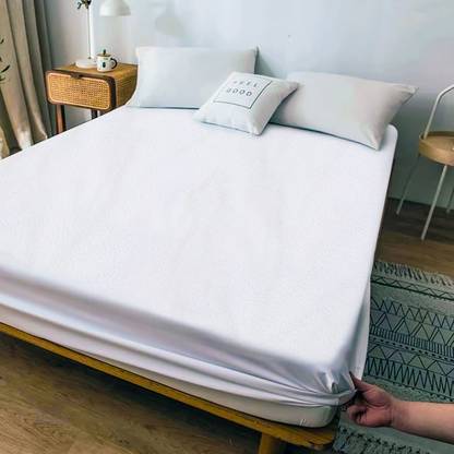 Oyo Baby Fitted Double Size Waterproof, Stretchable, Breathable Mattress Cover
