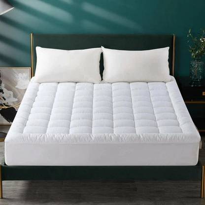 Linenovation Mattress Topper King Size Breathable Mattress Cover