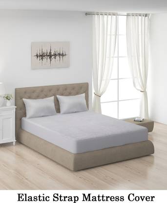 Livfresh Elastic Strap Queen Size Breathable Mattress Cover