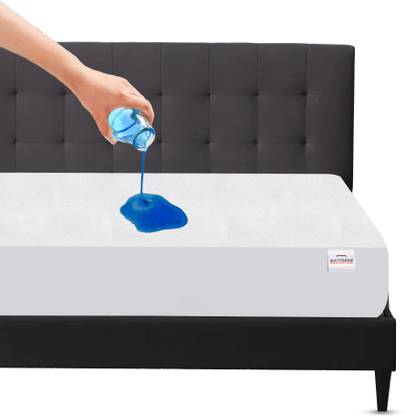 Mattress Protector Fitted Queen Size Breathable, Stretchable, Waterproof Mattress Cover