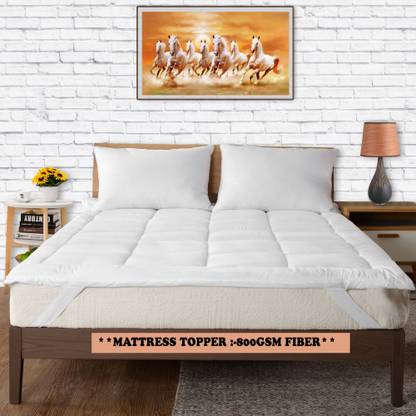 EVERDECOR Mattress Topper Single Size Breathable, Stretchable, Waterproof Mattress Cover