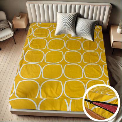 Rahat Zippered Queen Size Breathable Mattress Cover