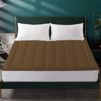 Comfowell Single Size Mattress Topper Cotton Stretchable, Waterproof Mattress Cover