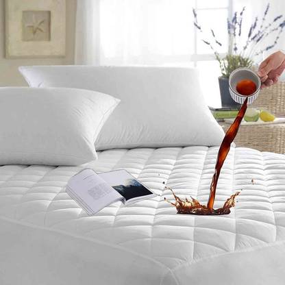 rakhi home décor King Size Fitted Cotton Breathable, Waterproof Mattress Cover