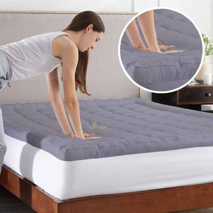Comfowell Mattress Topper Single Size Stretchable, Waterproof Mattress Cover
