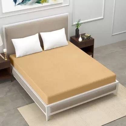 shri vyas linen Elastic Strap Single Size Breathable, Stretchable, Waterproof Mattress Cover