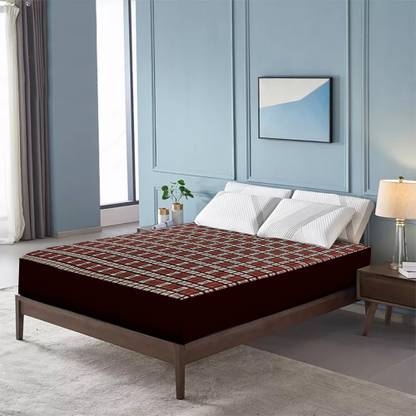 Glassiano Fitted Single Size Breathable, Stretchable, Waterproof Mattress Cover