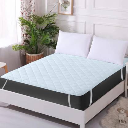 Trance Home Linen Elastic Strap Double Size Mattress Cover