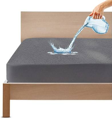 GADDA CO Single Size Fitted Terry Cotton Waterproof, Breathable, Stretchable Mattress Cover