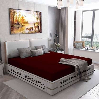 Dream Cure Fitted King Size Breathable, Stretchable, Waterproof Mattress Cover