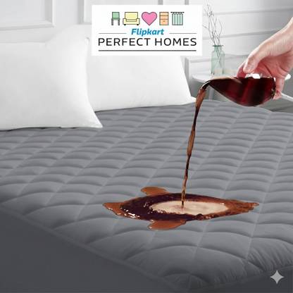 Flipkart Perfect Homes Queen Size Fitted Polyster Mattress Cover