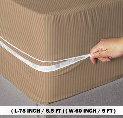 VAS COLLECTIONS Zippered Queen Size Breathable Mattress Cover