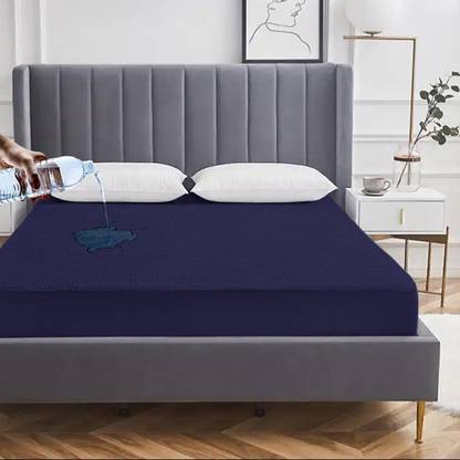Blufurn Fitted King Size Breathable, Stretchable, Waterproof Mattress Cover