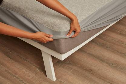 Wakefit Single Size Elastic Strap Terry Cotton Breathable, Waterproof Mattress Cover