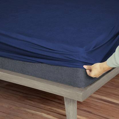 VERNIX King Size Fitted Terry Cotton Breathable, Stretchable, Waterproof Mattress Cover