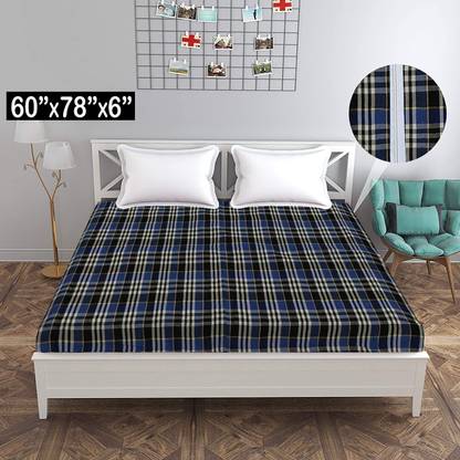 Dhawan Creations Zippered Queen Size Breathable, Stretchable Mattress Cover