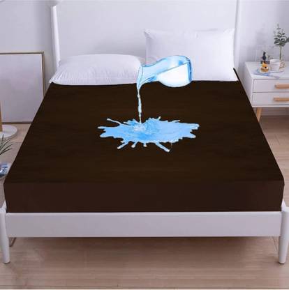On Shiv Elastic Strap Double Size Stretchable, Waterproof Mattress Cover