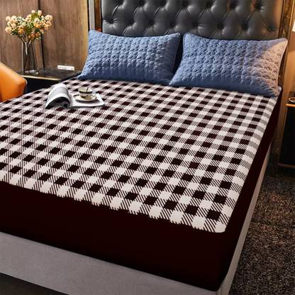 Glassiano Fitted Queen Size Breathable, Stretchable, Waterproof Mattress Cover