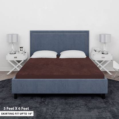 Sassoon Elastic Strap Queen Size Breathable, Stretchable, Waterproof Mattress Cover