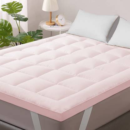 Linenovation Mattress Topper King Size Breathable Mattress Cover