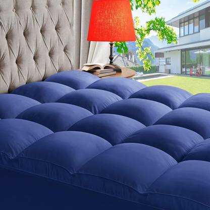 Texlux Queen Size Mattress Topper Polycotton Breathable, Stretchable, Waterproof Mattress Cover