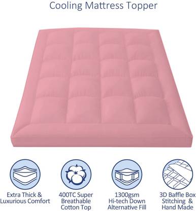 CHICERY Mattress Topper Queen Size Breathable, Stretchable, Waterproof Mattress Cover