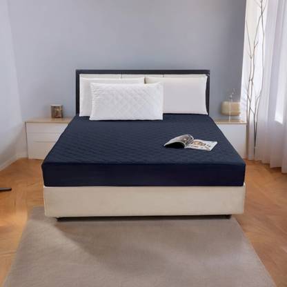 GURUSALES Fitted Double Size Breathable Mattress Cover