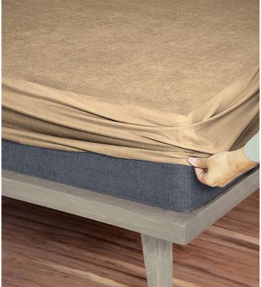 Blufurn Fitted Double Size Breathable, Stretchable, Waterproof Mattress Cover