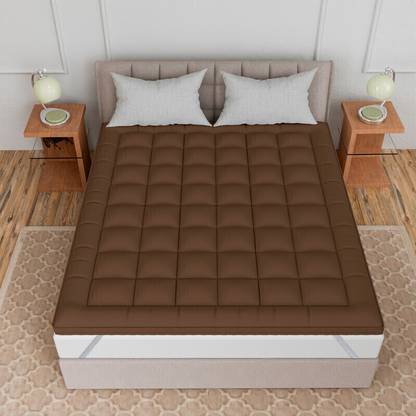 curious lifestyle Mattress Topper Queen Size Breathable, Stretchable, Waterproof Mattress Cover