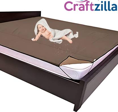 Craftzilla Elastic Strap King Size Waterproof Mattress Cover