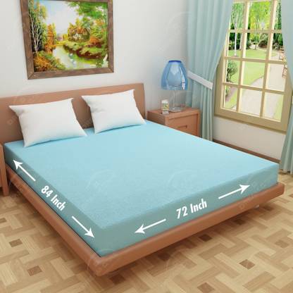Dream Care King Size Fitted Terry Cotton Breathable, Stretchable, Waterproof Mattress Cover