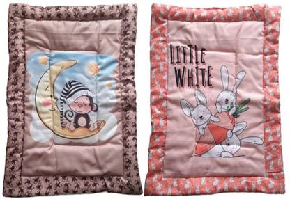 ONDOLL New Born Baby Mattress, Godadi, Baby Bed Mattress, Multicolor, Set Of 2